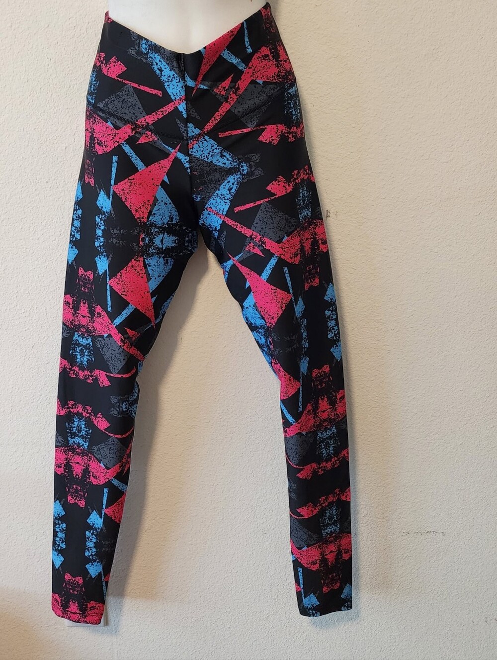 Bon Bon Up Colombian Abstract Print High Waist Booty Lift Leggings Sz M (5)